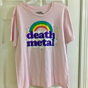 pink graphic shirt